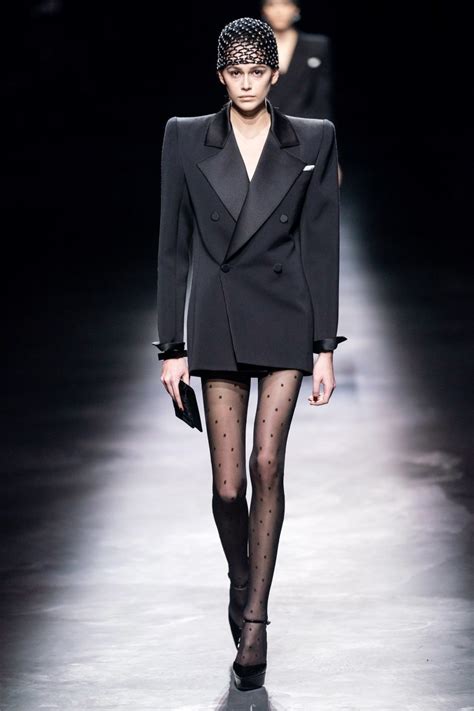 saint laurent suit women's